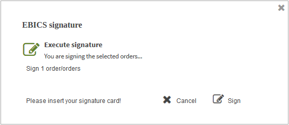 Signed Order Example Signing orders electronically